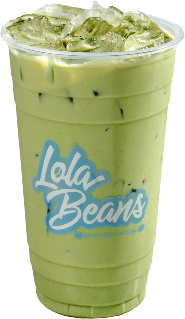 Lola Beans Matcha Latte Matcha Latte from Lola Beans in a Lola cup